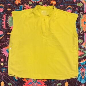 Figs womens lime green Rafaela Sleeveless Top